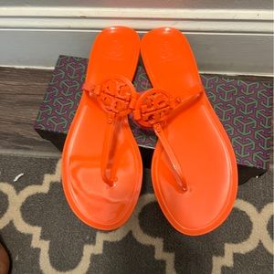 Tory Burch jelly thong slippers